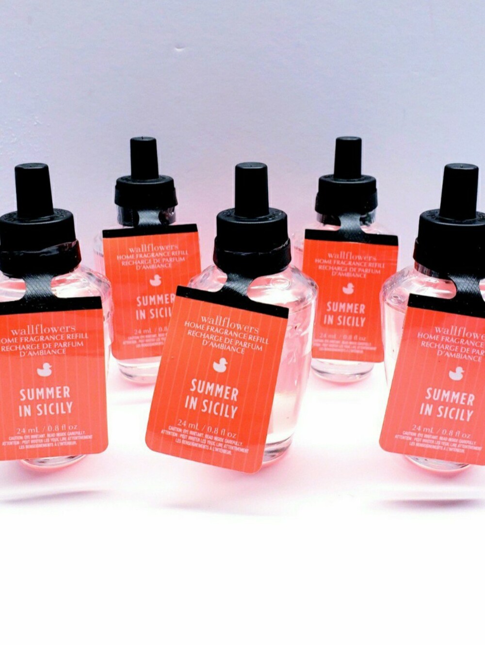 Bath & Body Works SUMMER IN SICILY Wallflowers Home Fragrance Refill (5 Pcs)